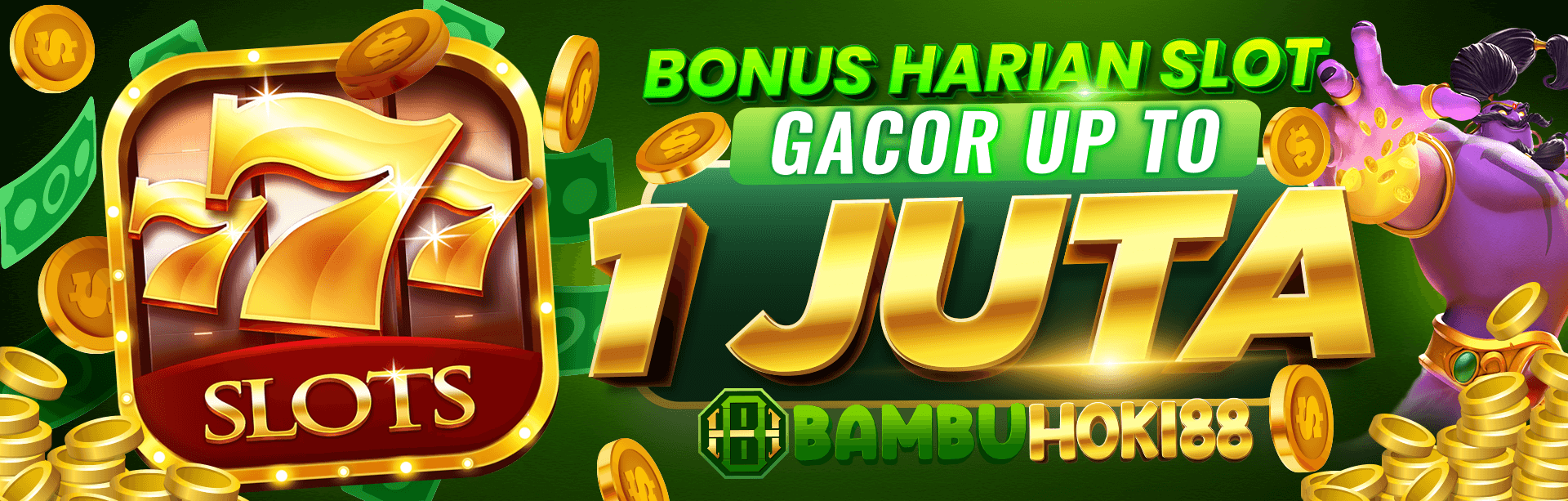 BONUS DEPOSIT SLOT GACOR UP TO 1 JUTA