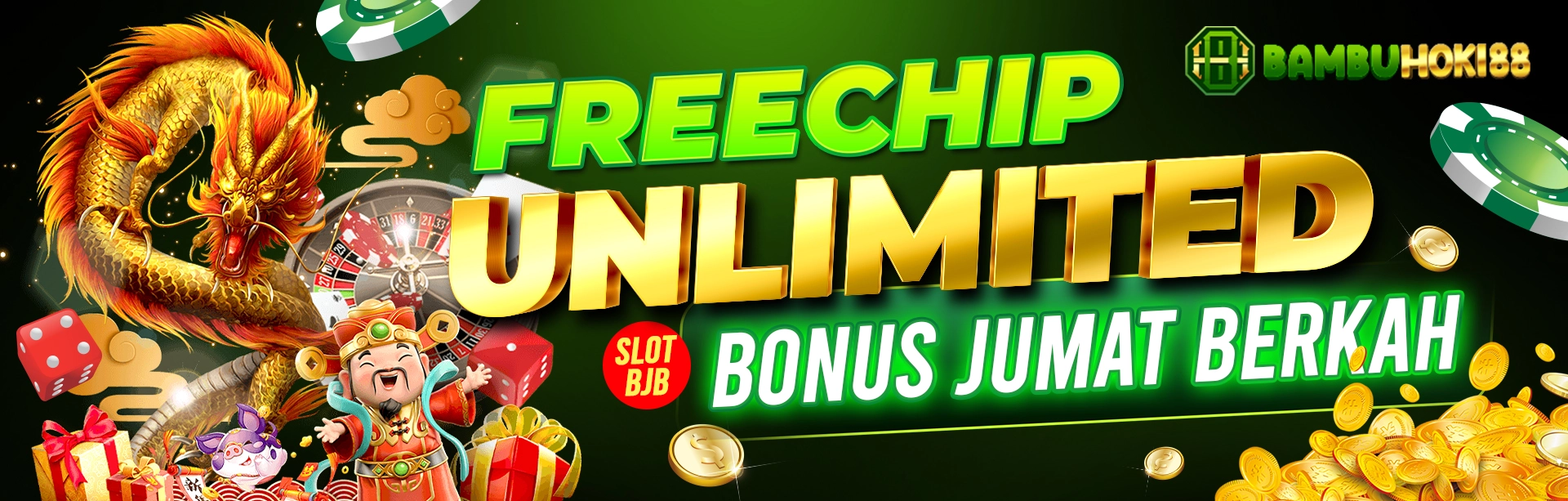 SLOT BJB BONUS FREECHIP 100K ( BONUS JUMAT BERKAH )	