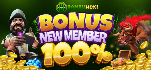 BONUS NEW MEMBER 100% SLOT ONLINE GACOR