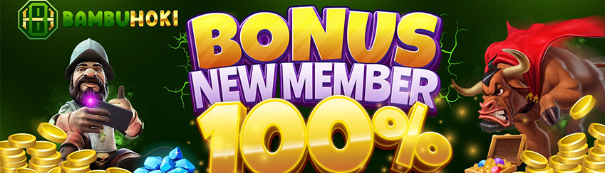 BONUS NEW MEMBER 100% SLOTS GAMES