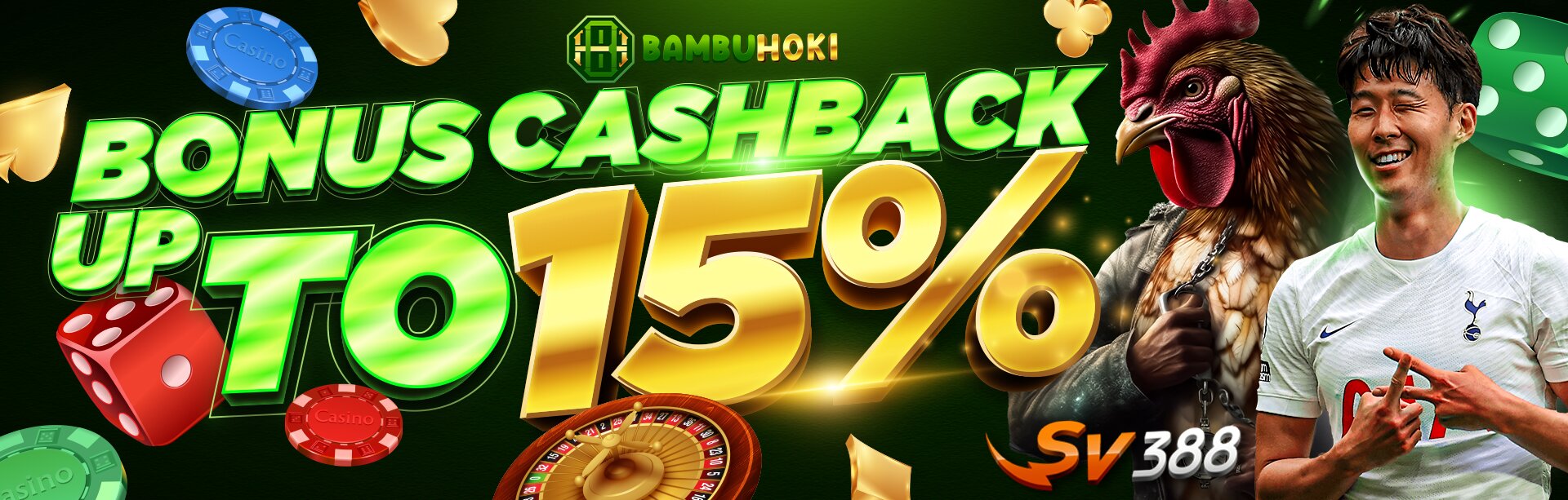 Bonus Cashback Up To 15%